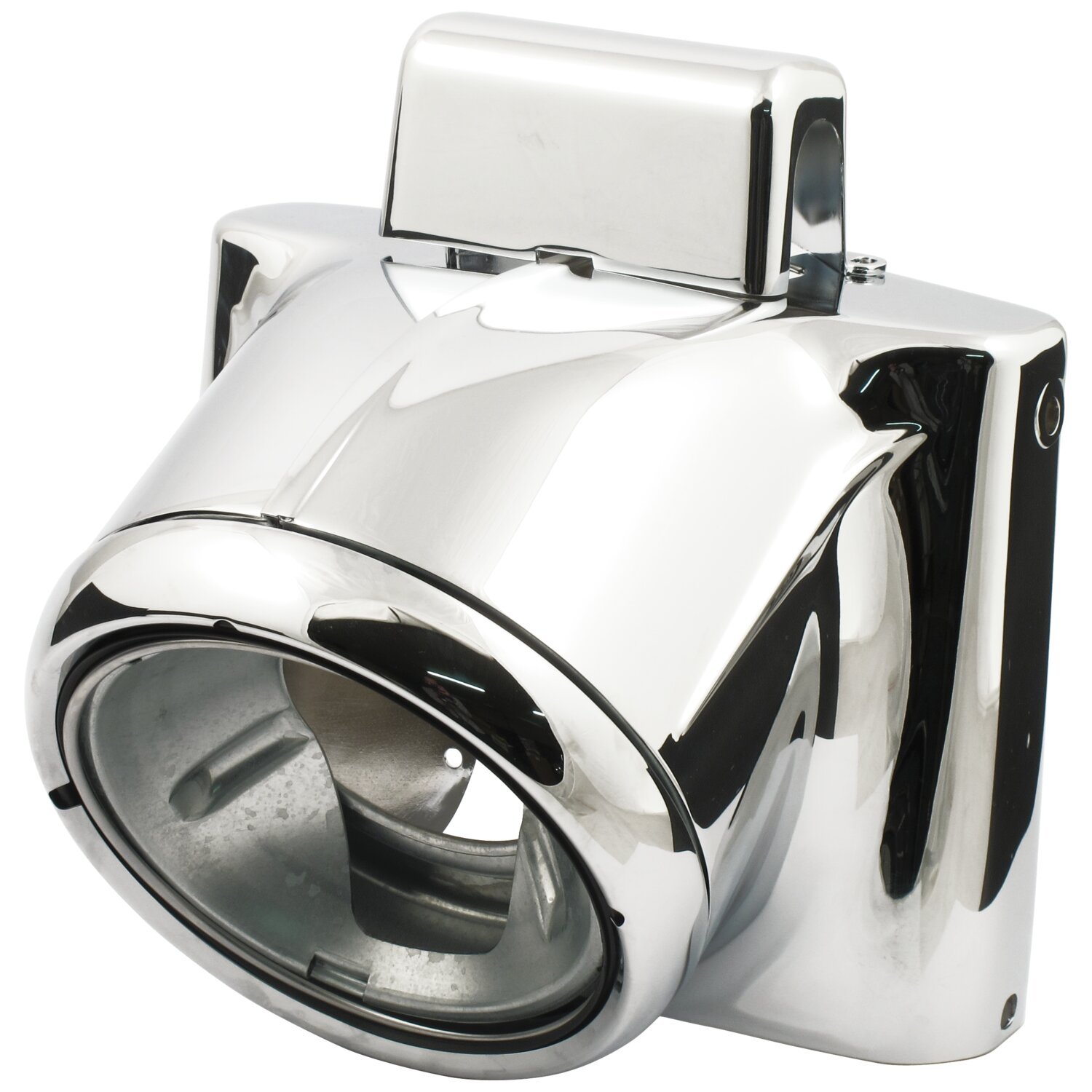 7" headlamp housing kit, Chrome