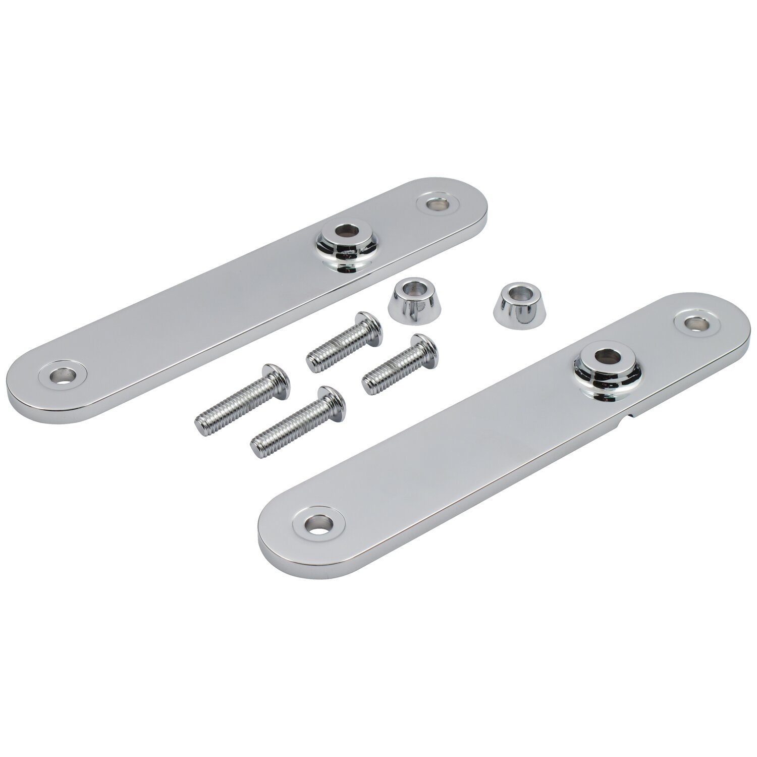 Touring front turn signal relocation kit, Chrome