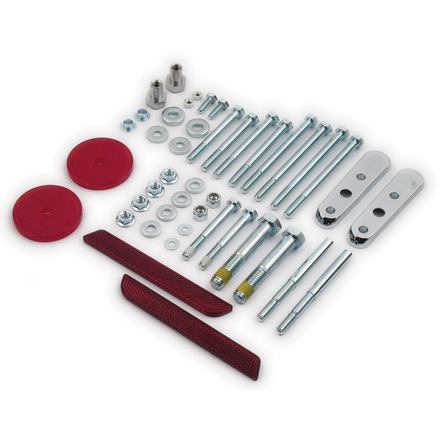 Rear turn signal relocation kit, Chrome