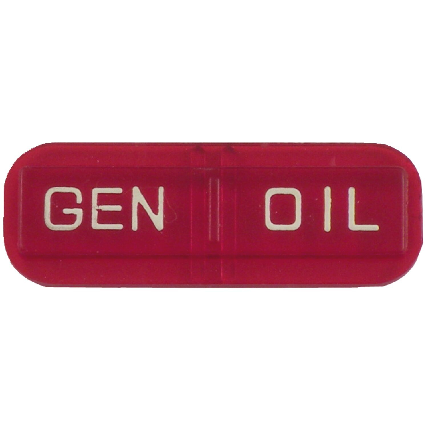 Replacement lens for 2-light (47-61 style) dash, Red