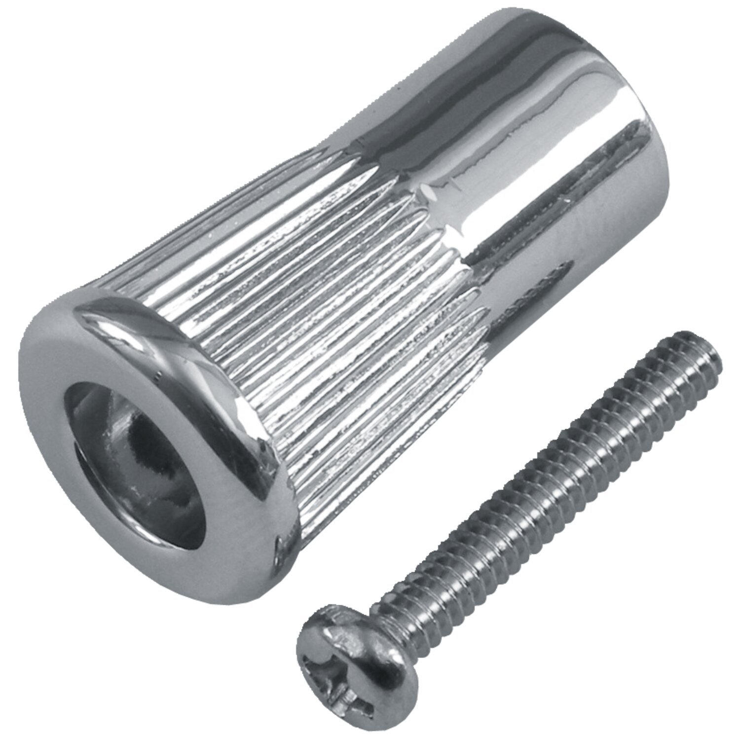 Speedometer reset knob, with screw