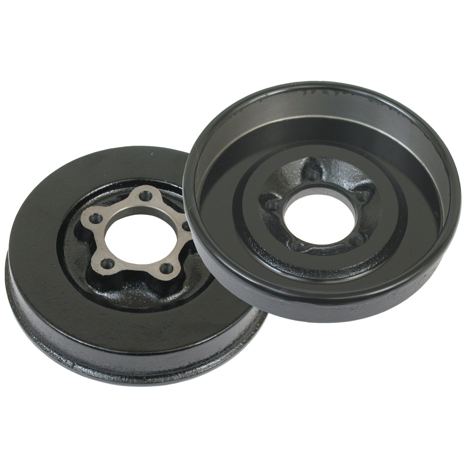 Brake drum WLC/B.T., front. Black painted