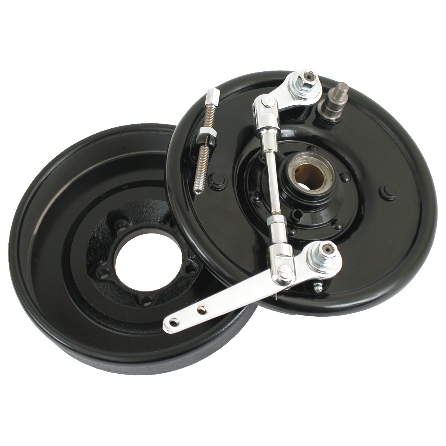 Front drum brake kit, double cam, Black