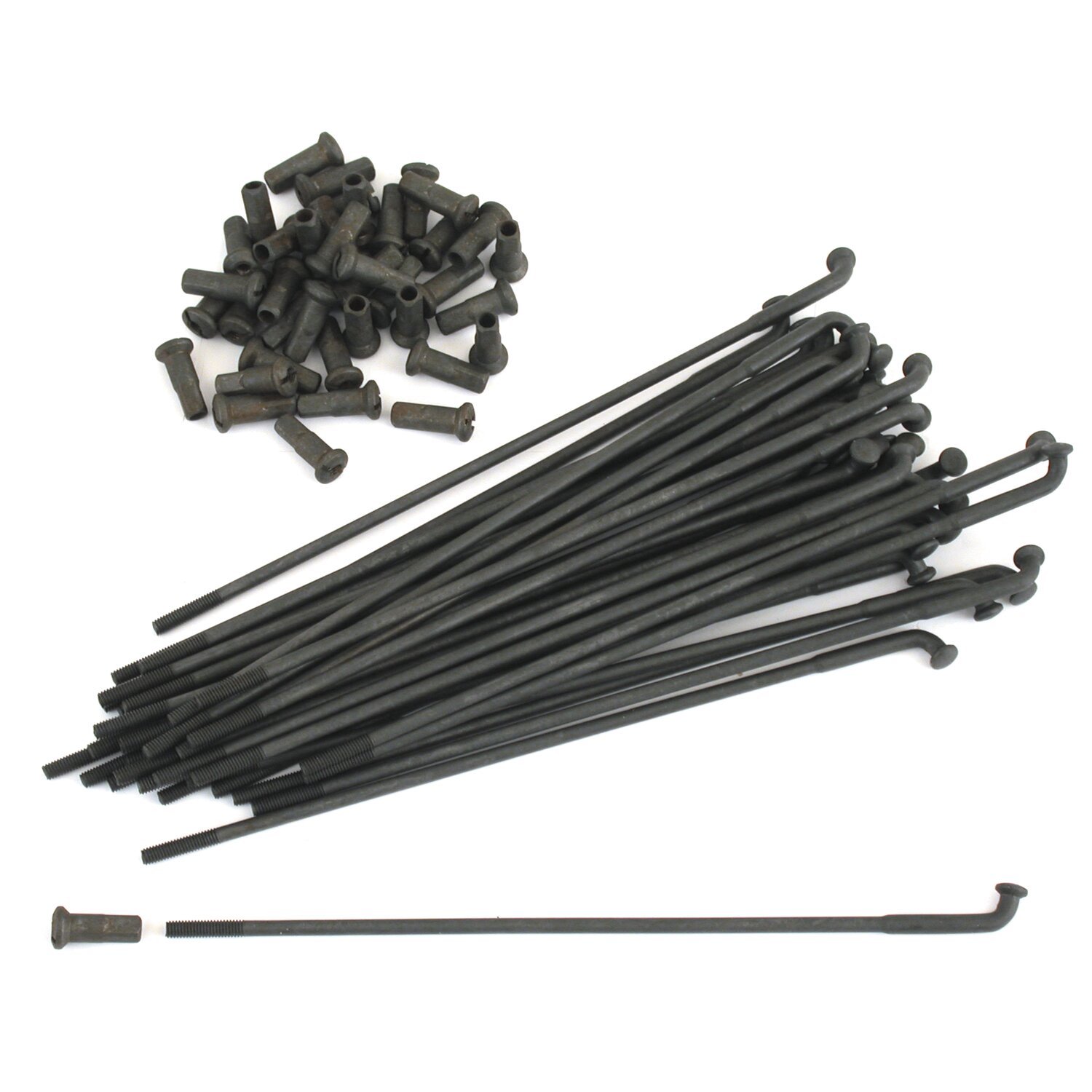 WL spokes, 18, Black, Matte
