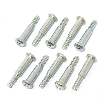 Chrome. OEM style reproduction. Used to mount taillight lens to taillight base. 
OEM replacement reference 68026-73