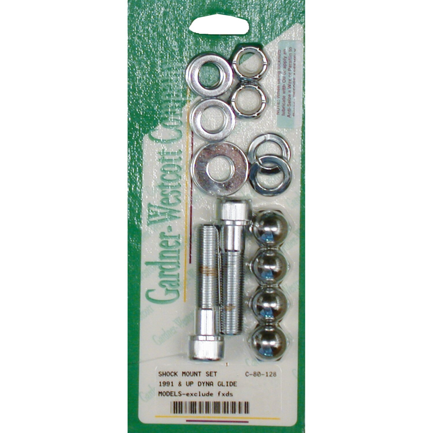 Shock mounting kit, Chrome