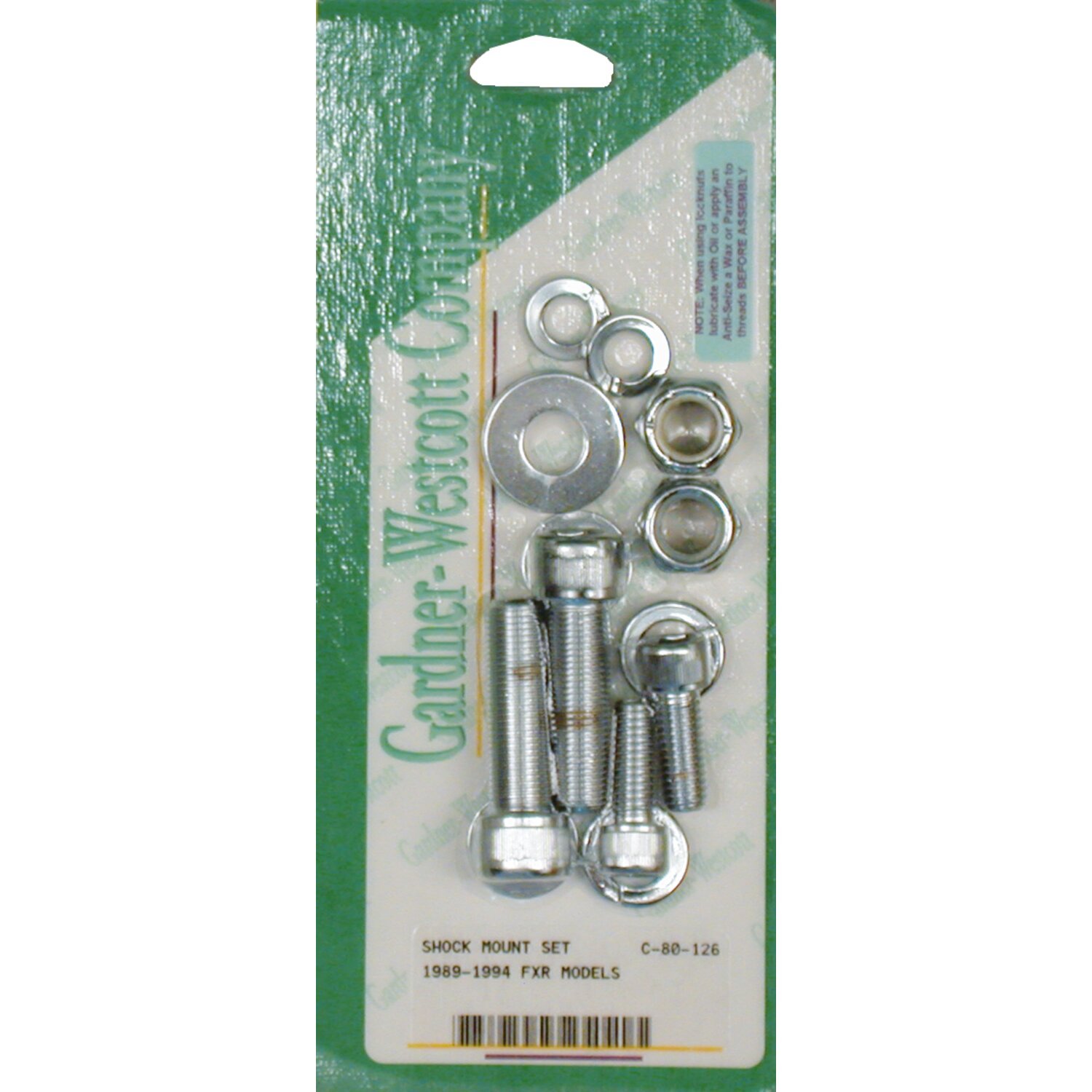 Gardner-Westcott, FXR shock mount kit. Allenhead, Chrome