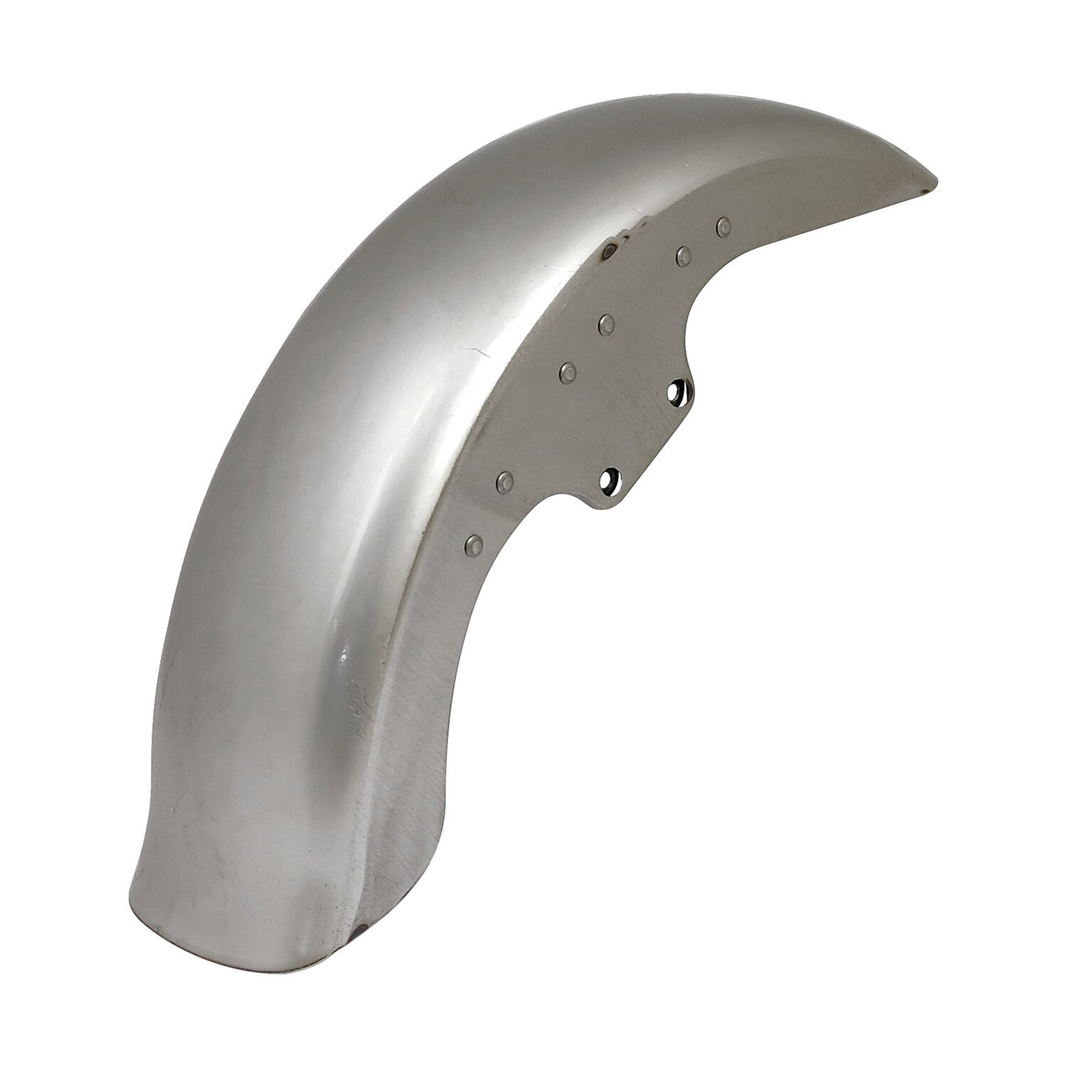 Fatboy front fender. riveted, Unpainted, Raw
