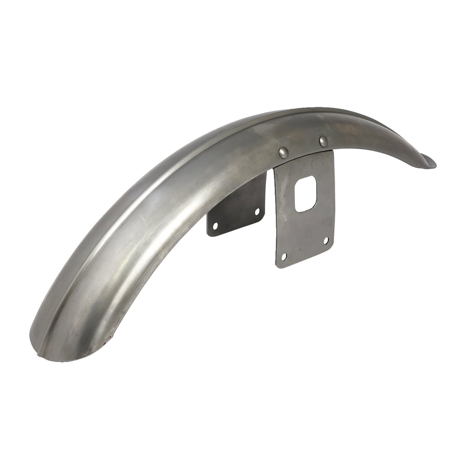 L84-07 style FX, XL narrow front fender. Raw steel, ribbed, Unpainted