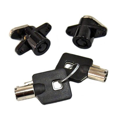 Stock style replacement for stock hard bags on Touring models.
With nuts and keys