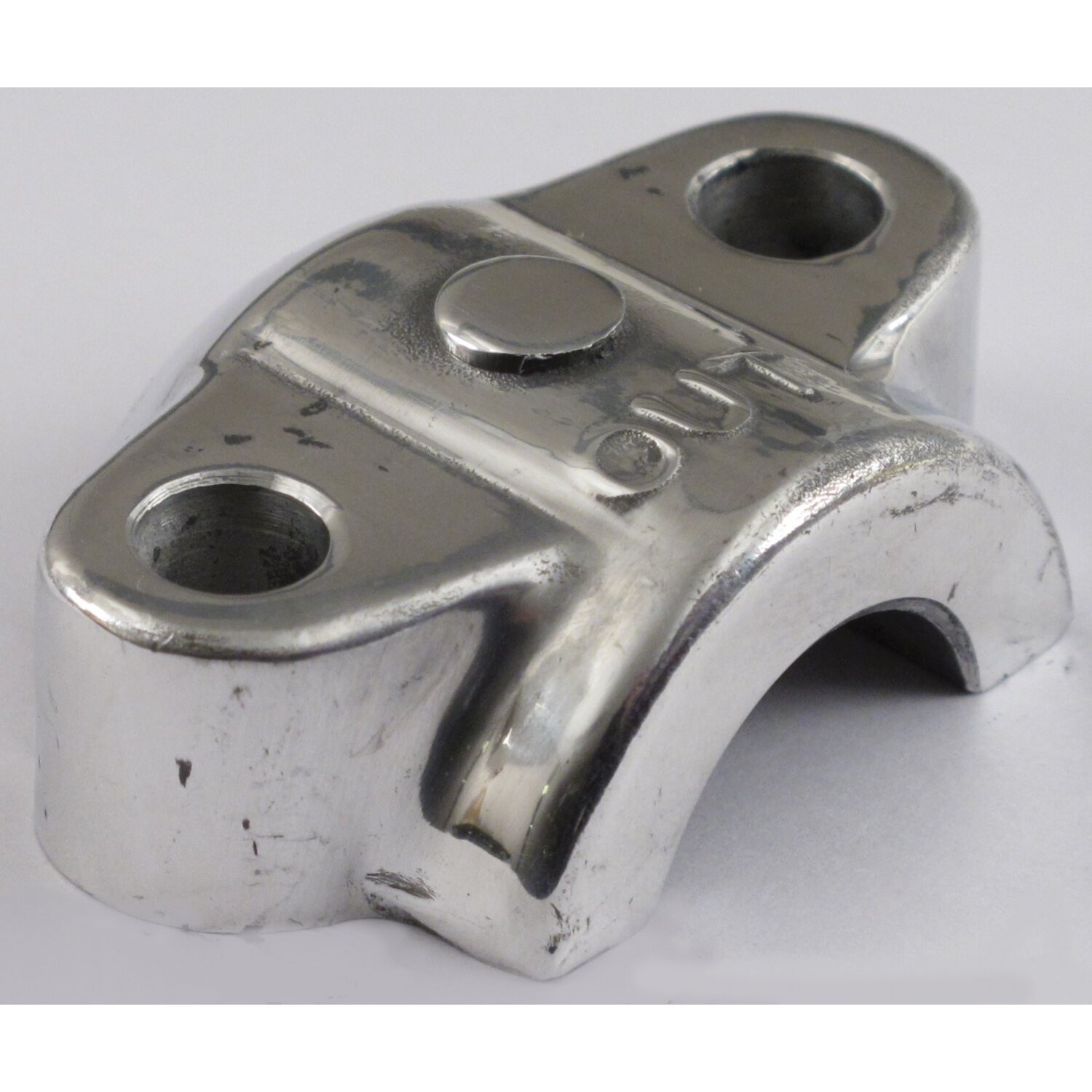 Axle cap, fork slider, Polished