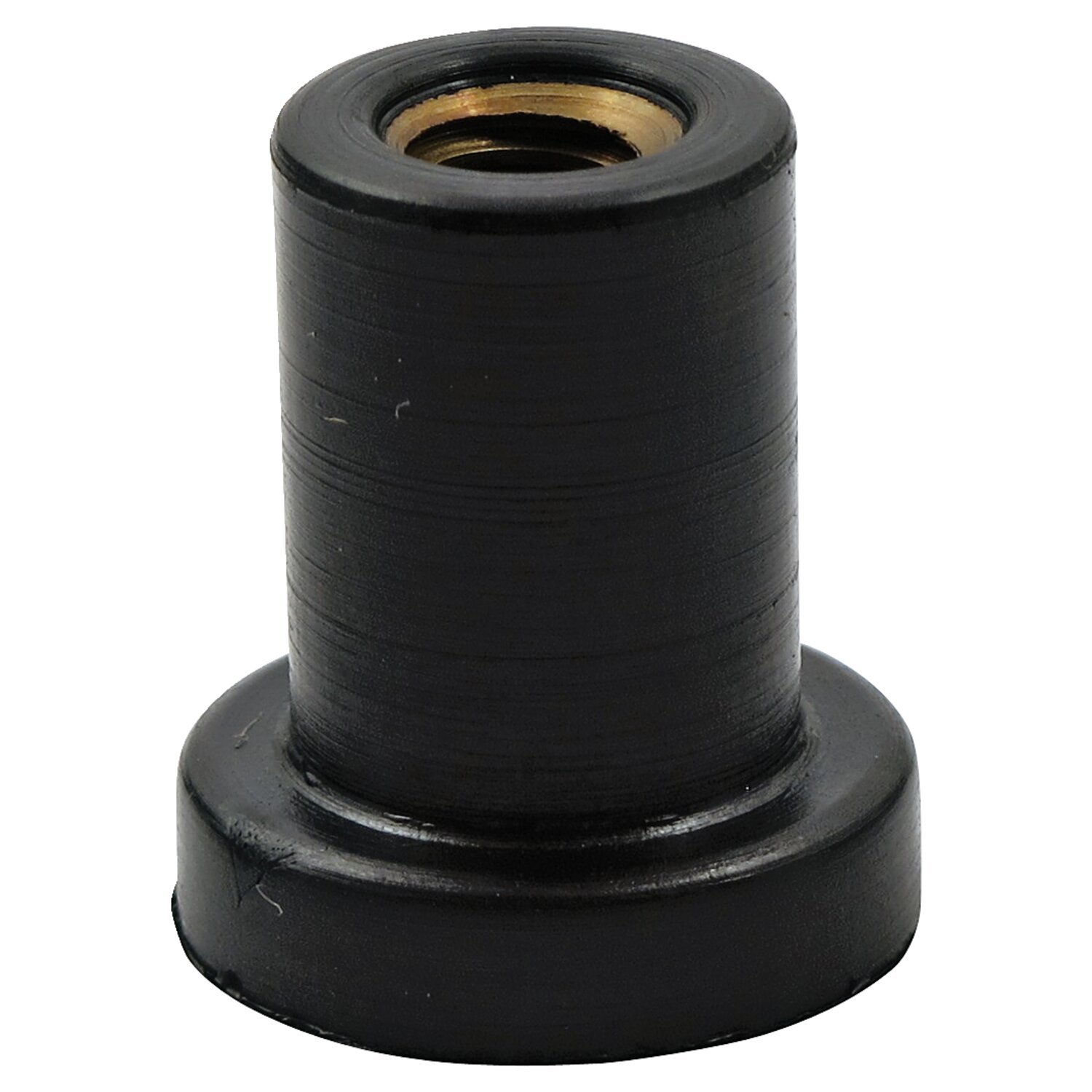 Neoprene well nut, 1/4-20 threaded