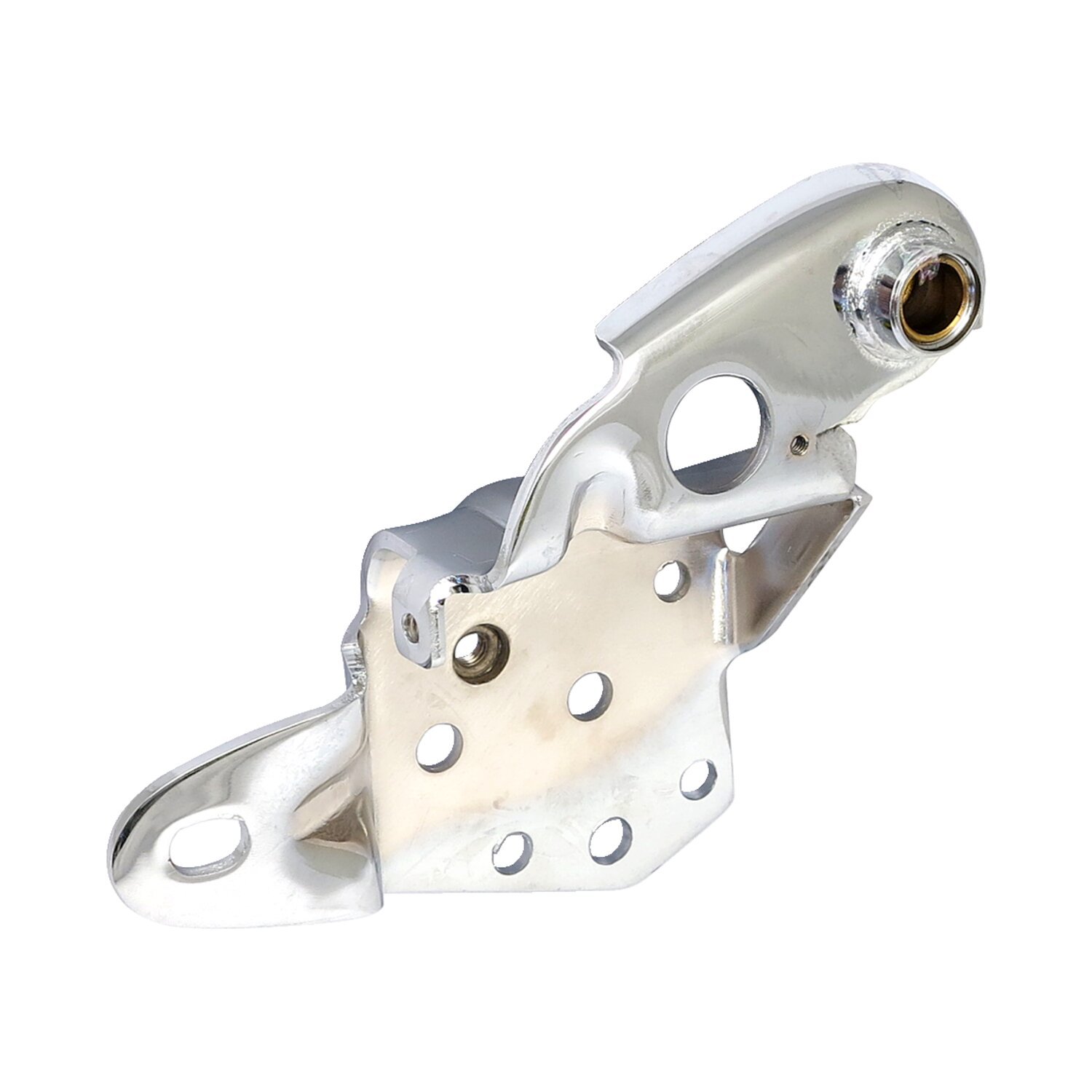 Shifter lever support bracket, Silver, Chrome