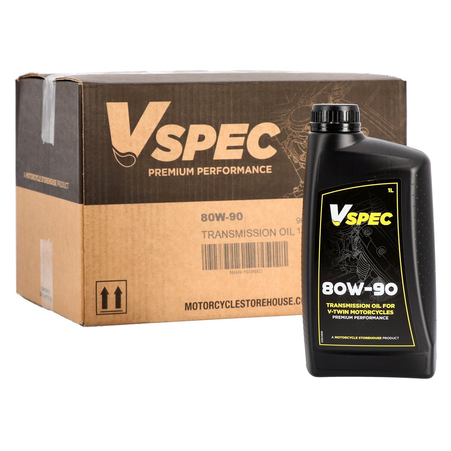 Vspec, 80W90 (Mineral) transmission oil. 1 liter bottle