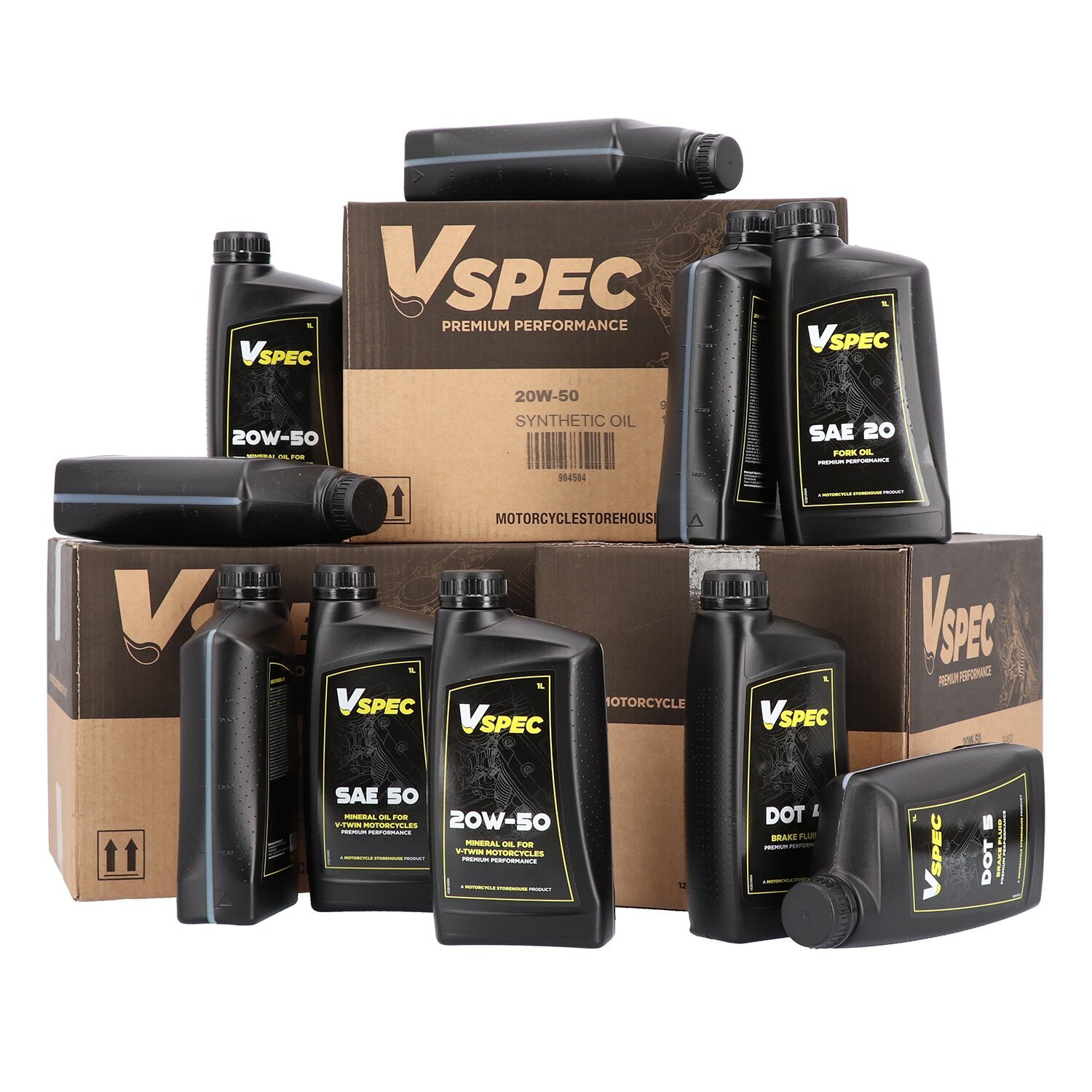 Vspec, XL Sportster primary/transmission oil. 1 liter bottle