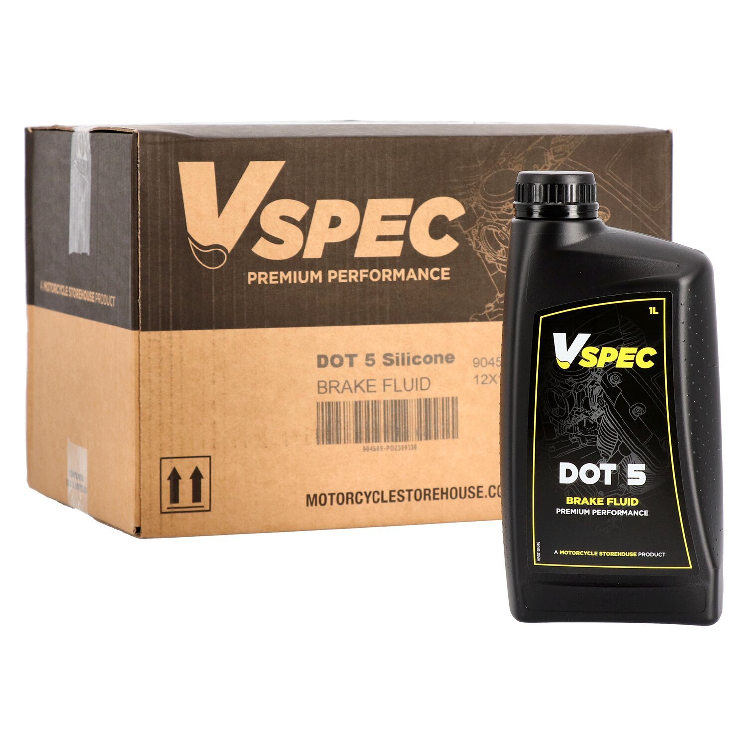 Vspec, Brake fluid DOT 5 Silicone. 1 liter