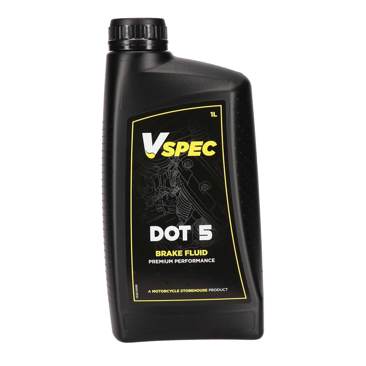 Vspec, Brake fluid DOT 5 Silicone. 1 liter