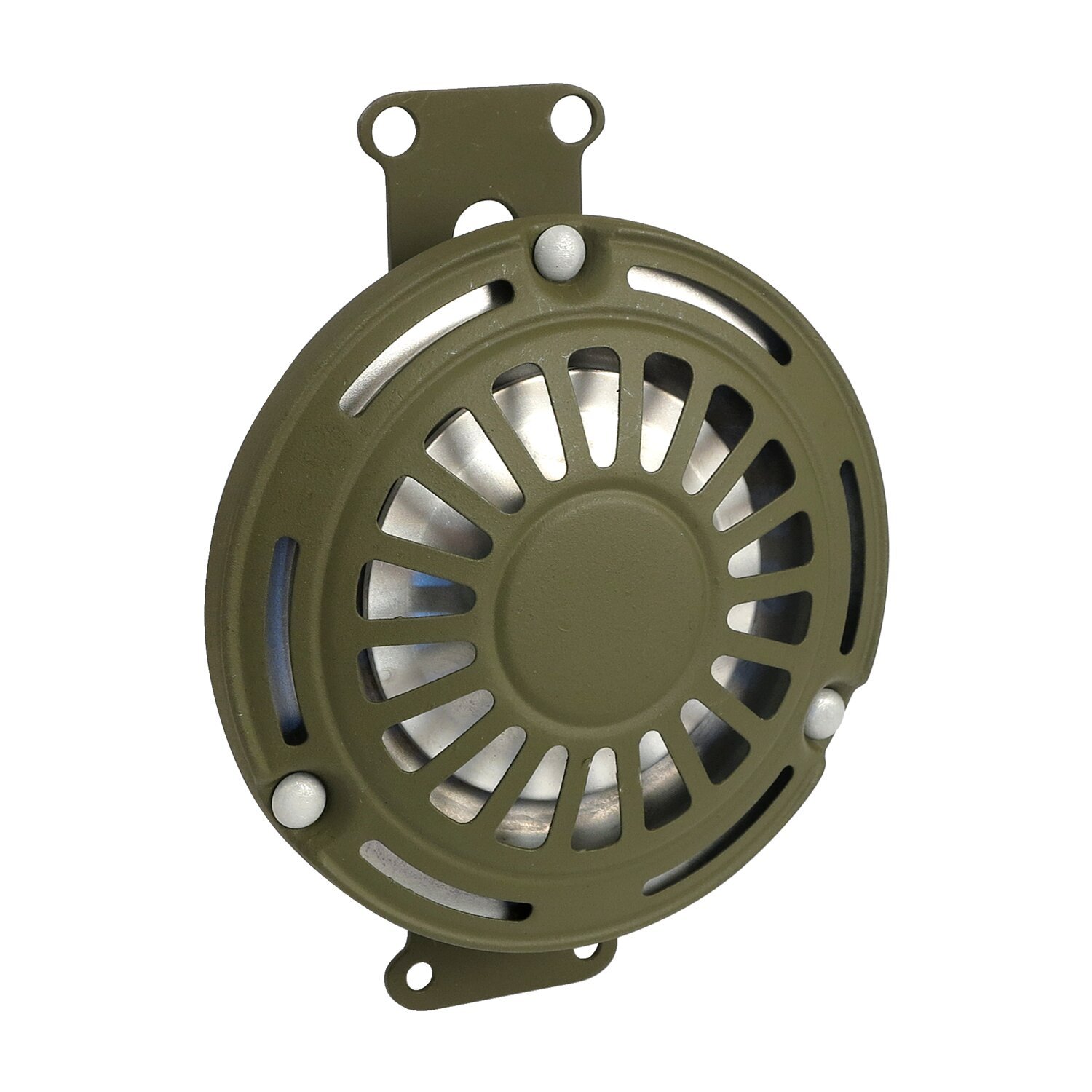Reproduction 5-1/2" Springer horn. Painted. 6-Volt