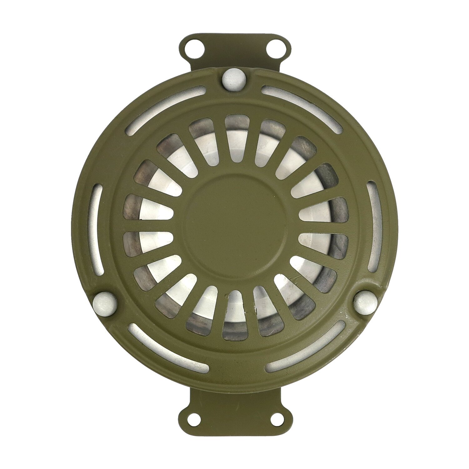 Reproduction 5-1/2" Springer horn. Painted. 6-Volt