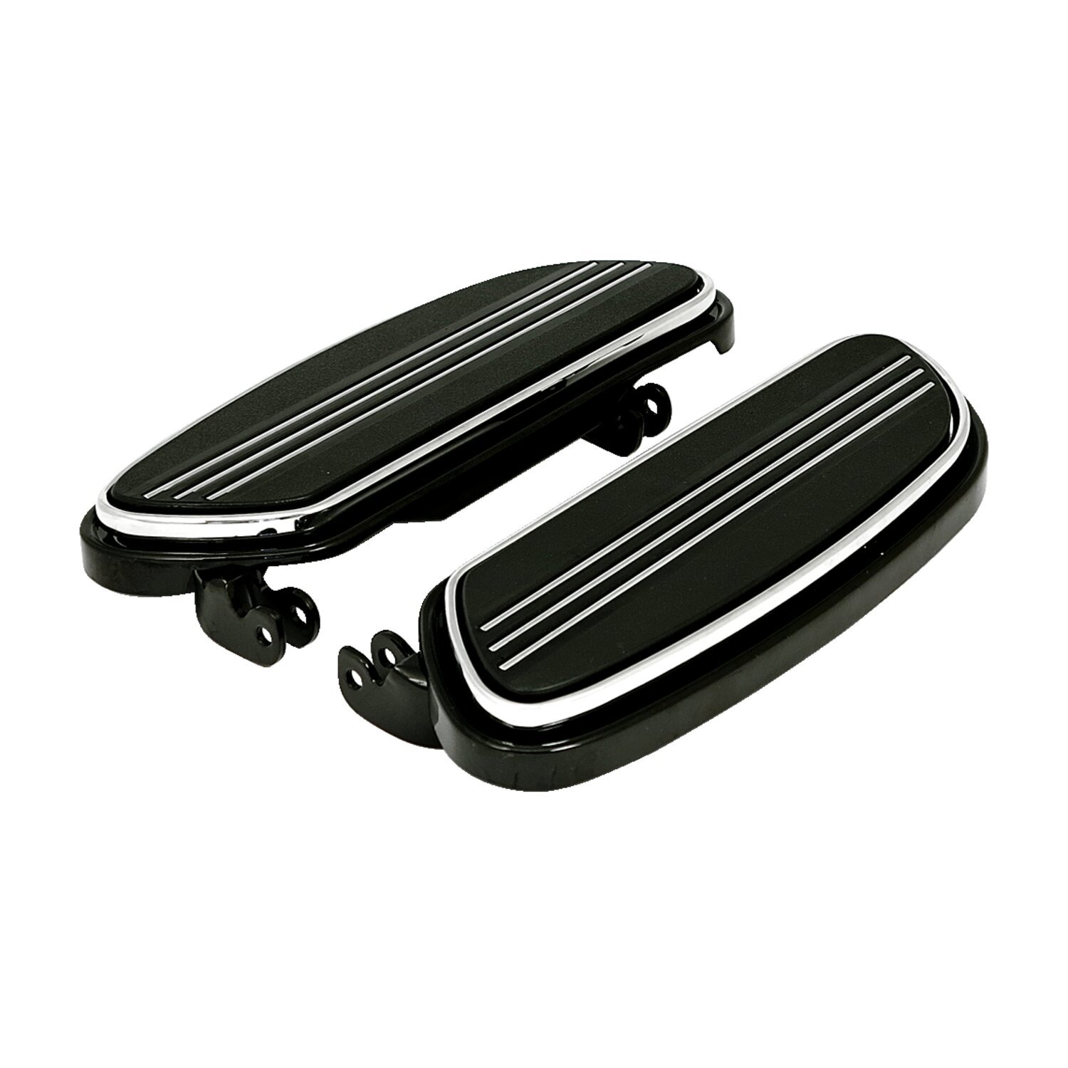 Runway rider floorboards, 1" extended, Black