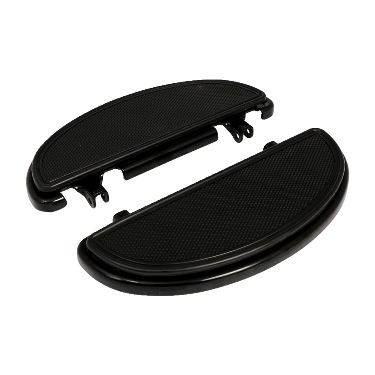 Oval early style floorboards. with dampers, Black