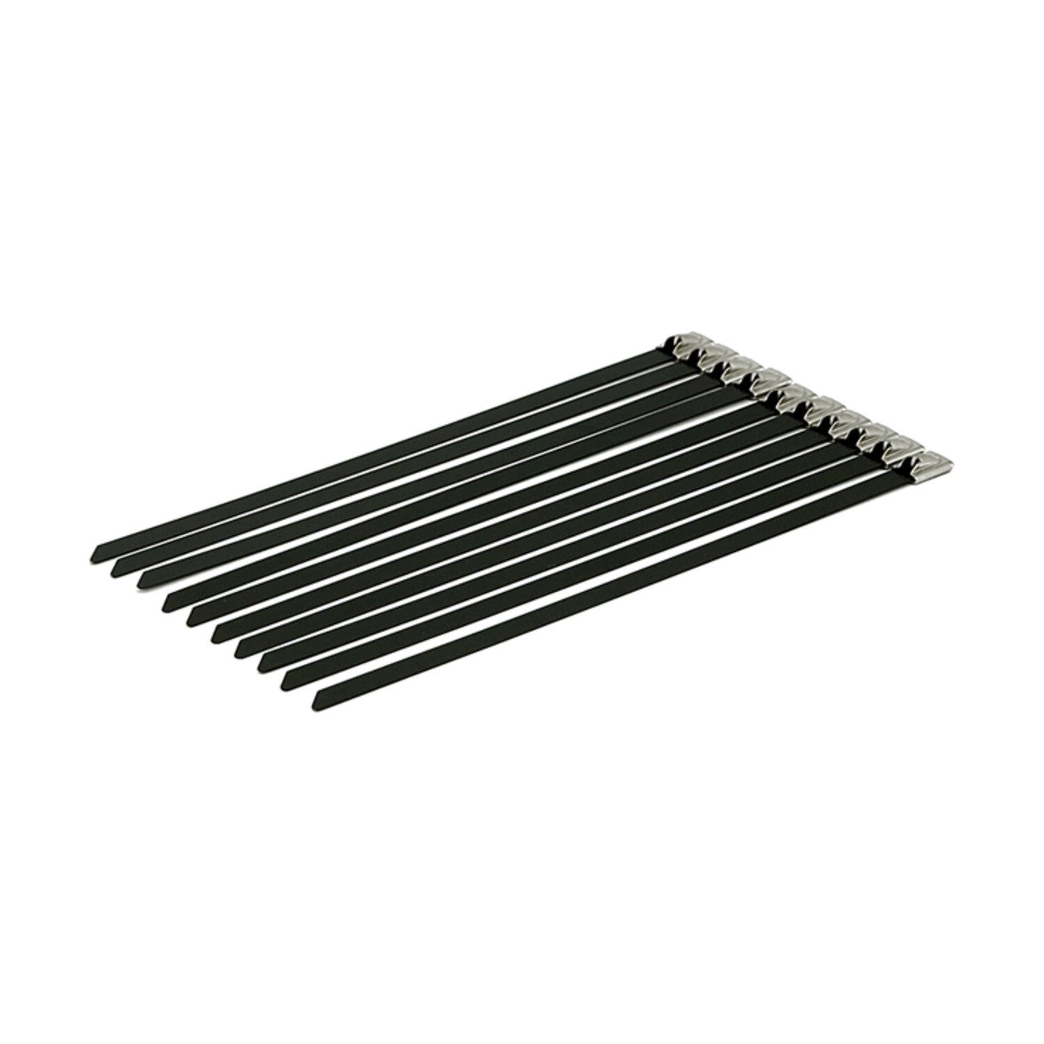 Exhaust tie wraps 8" long black stainless