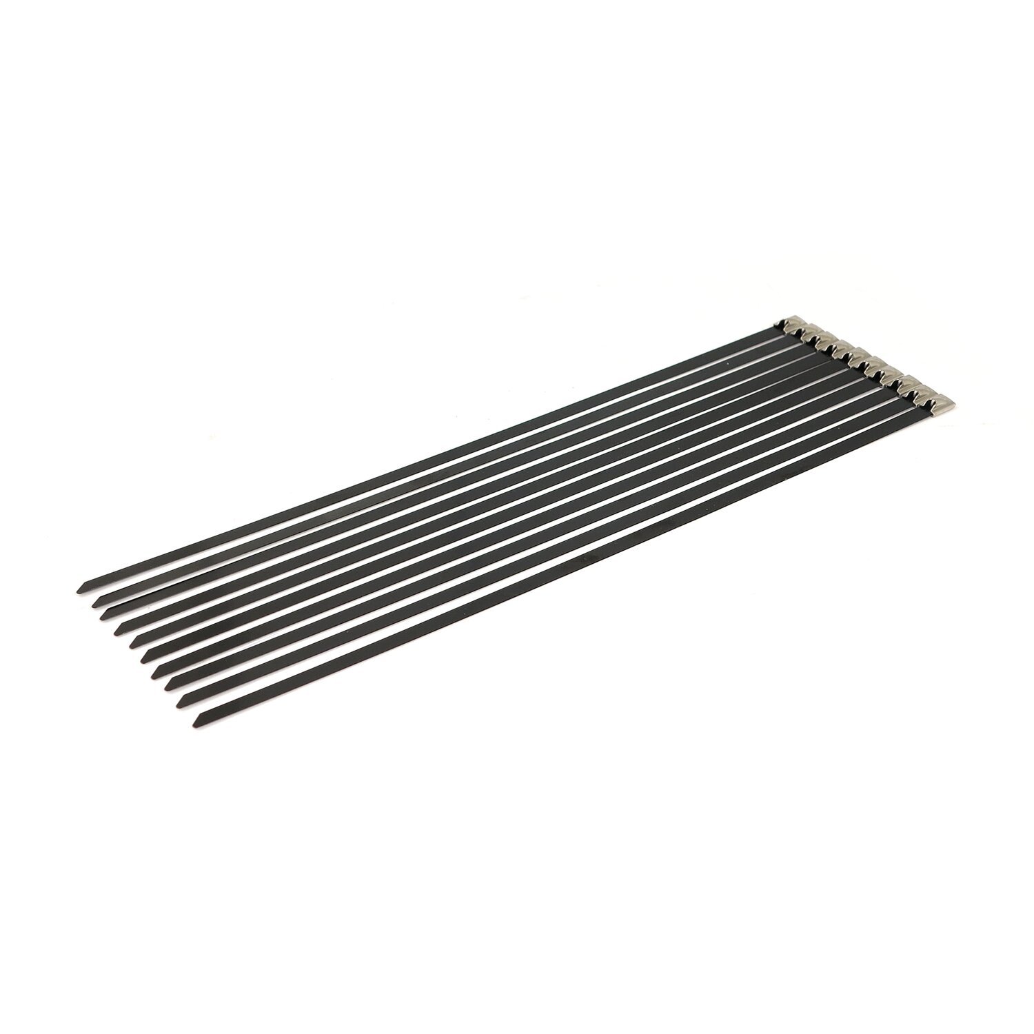 Exhaust tie wraps 14.25" long black stainless