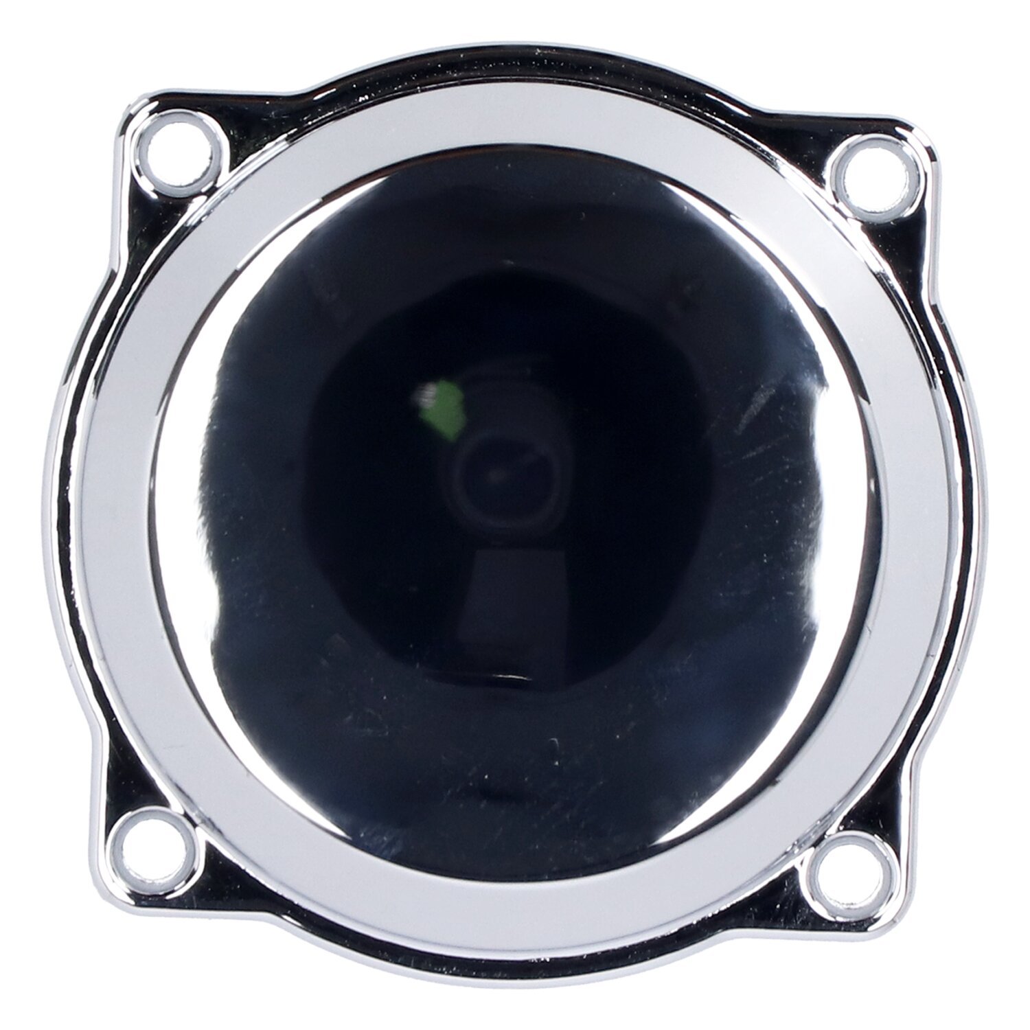 CV carb top cover, Chrome