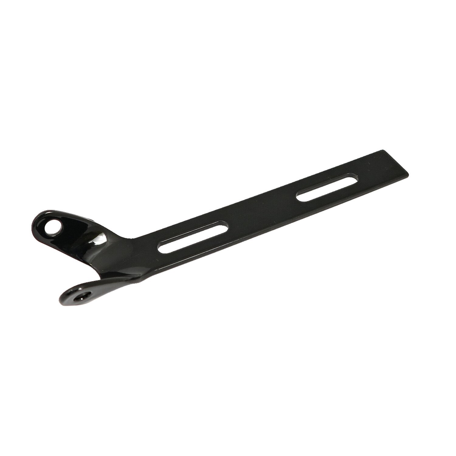 Universal solo seat hinge, round mount, Black, Plain