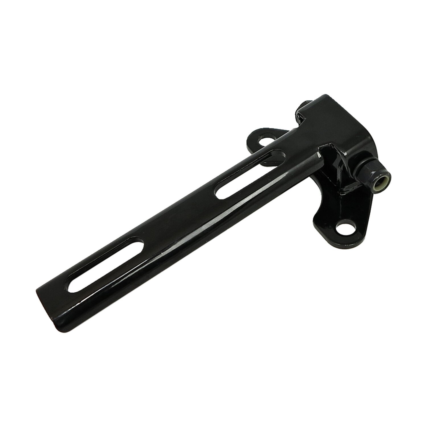 Universal solo seat hinge, square mount, Black