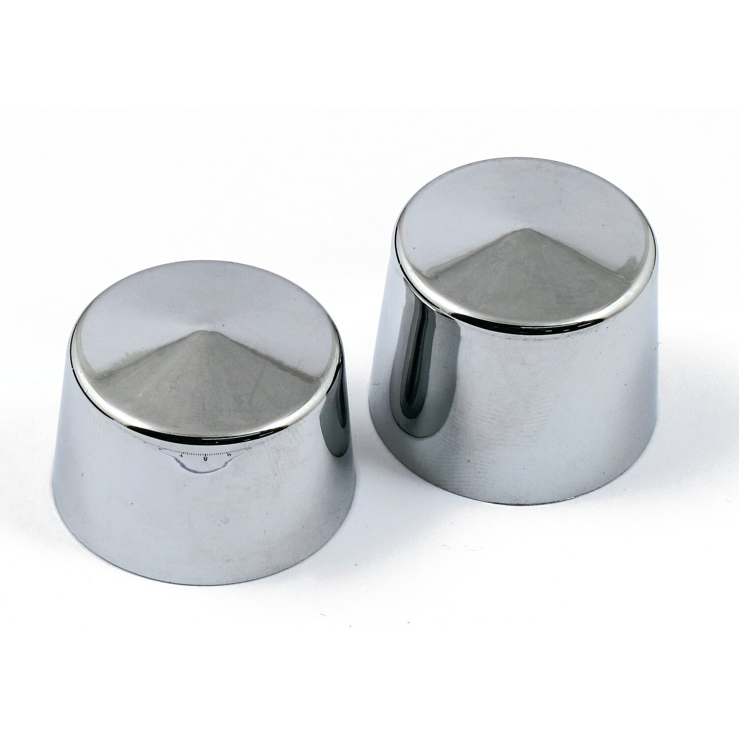 Smoothtopps, push-on cover kit, Silver, Chrome