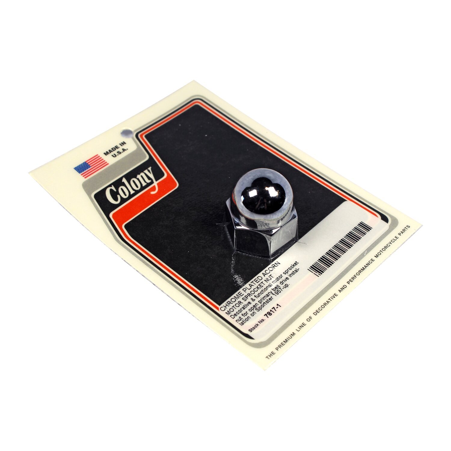 Colony motor sprocket nut, acorn