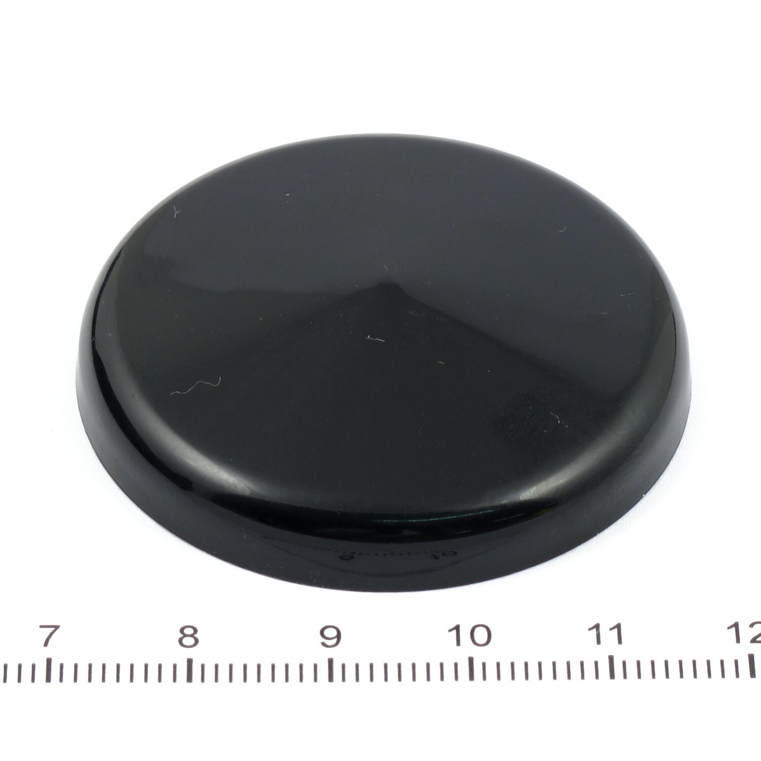 1-13/16" (45mm) diameter emblem, Black