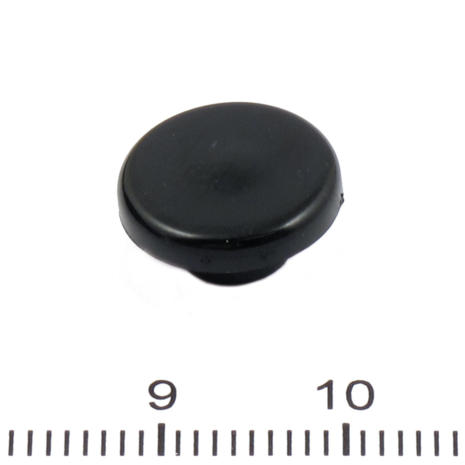 Mushroom style push-on bolt covers 1/4" allen size, Black