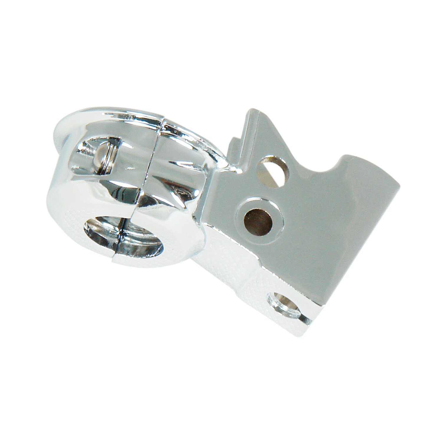 Clutch lever bracket assy, Silver, Chrome