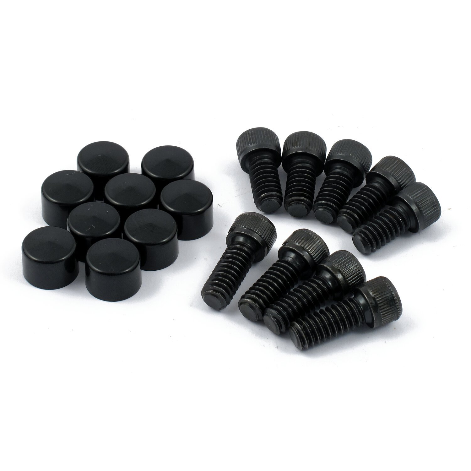 Smoothtopps, push-on cover & bolt kit, Chrome