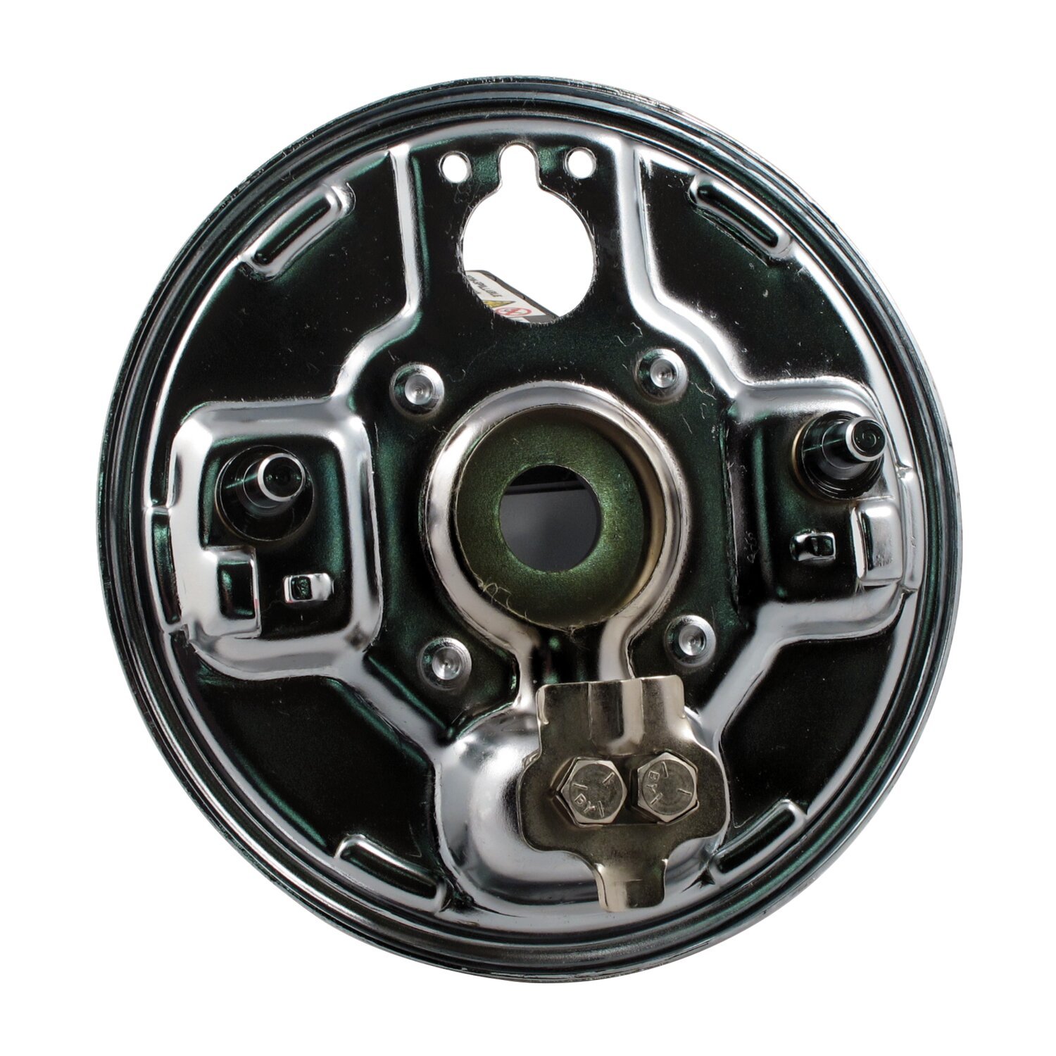 Rear hydraulic brake backing plate