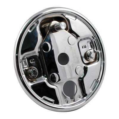 For hydraulic drum brake models. Mount stud and shoe cams are installed.
