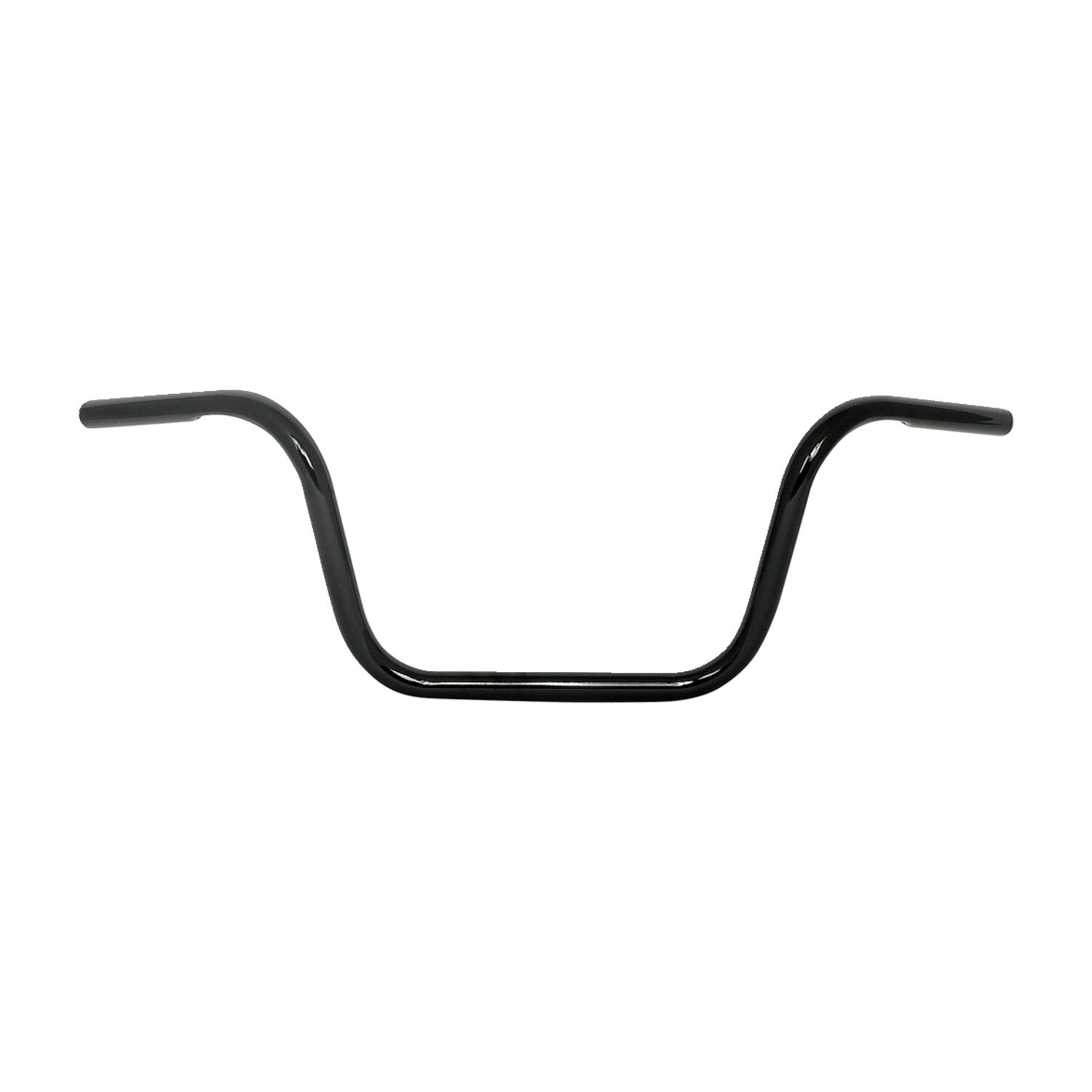 Apehanger handlebar, 10" rise, 1, Black, Powder Coated