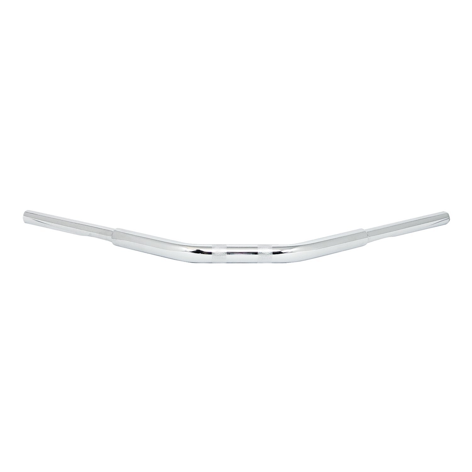1-1/4" late Dyna OEM style handlebar, Silver, Chrome