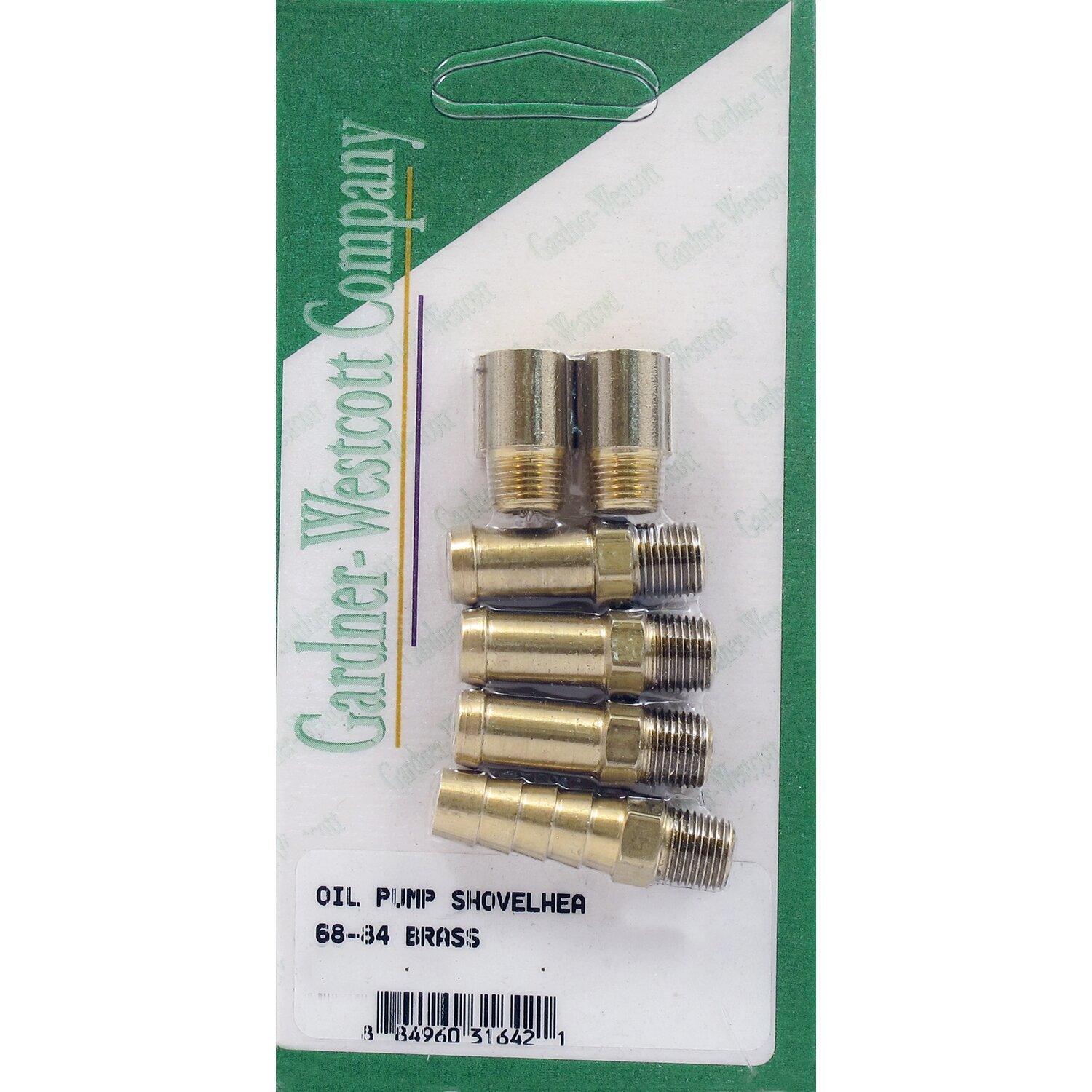 Gardner-Westcott, oil pump line fitting kit, Brass