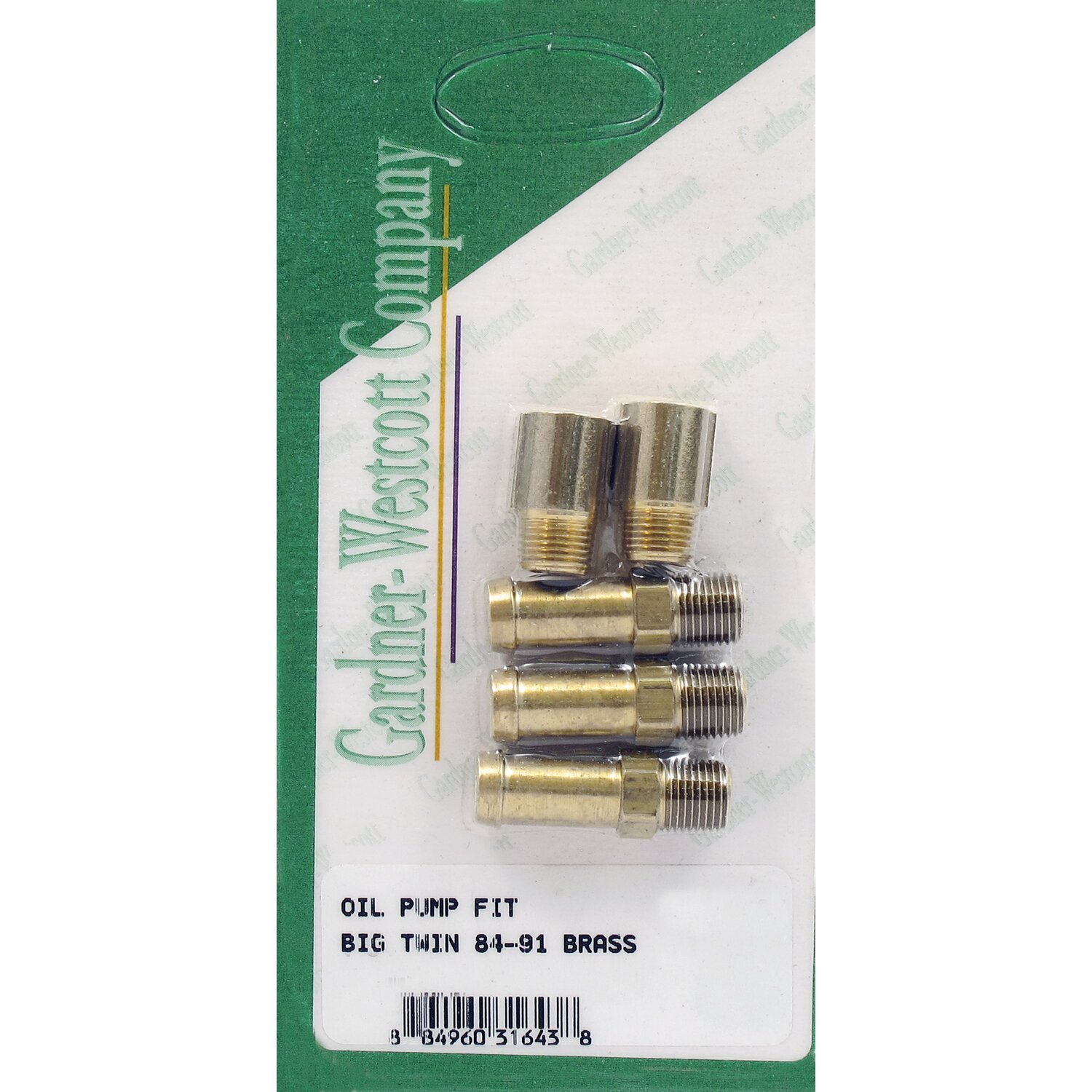 Oil pump & line fitting set, Brass