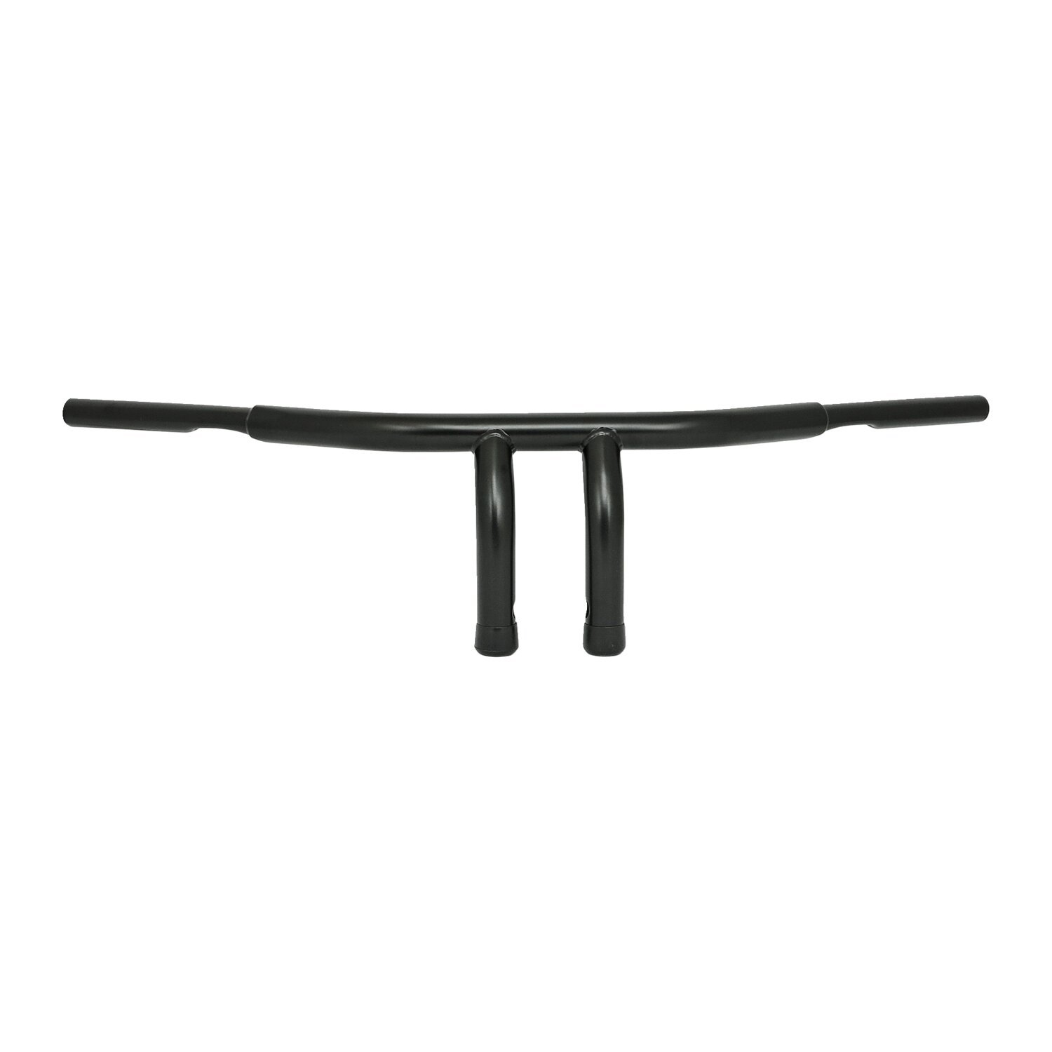 Fat 1-1/4" tiller bar, 6" rise, Black, Satin