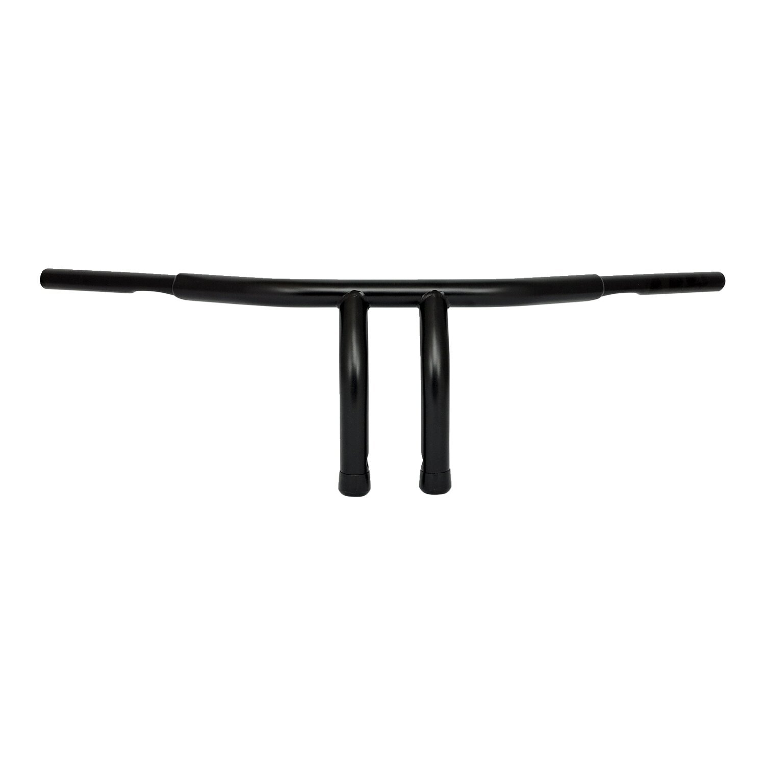 Fat 1-1/4" tiller bar, 8" rise, Black, Satin