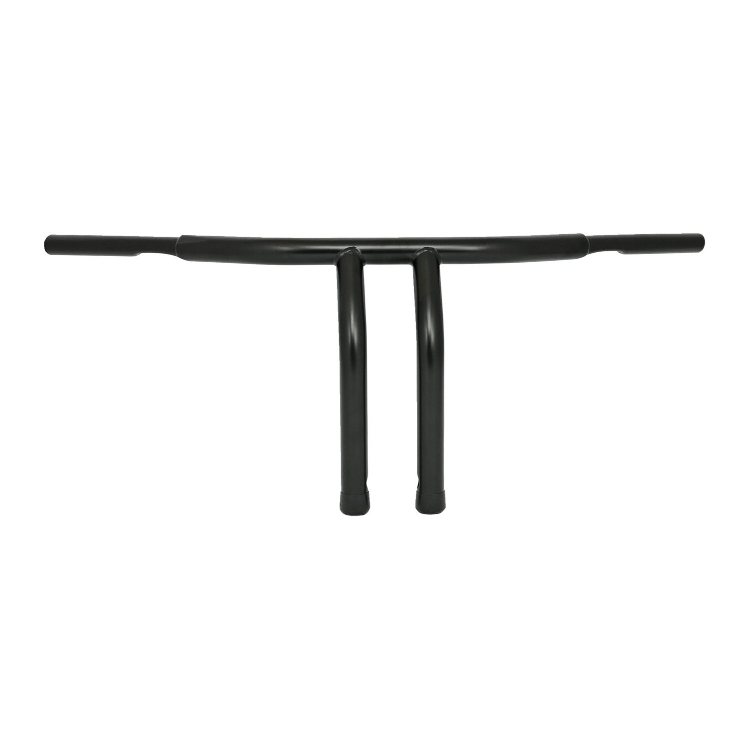 Fat 1-1/4" tiller bar, 12" rise, Black, Satin