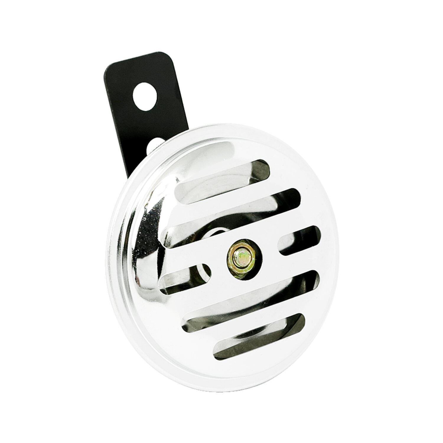 Custom mini-horn, 2.5"/ 65mm. 100 dB. Chrome slotted