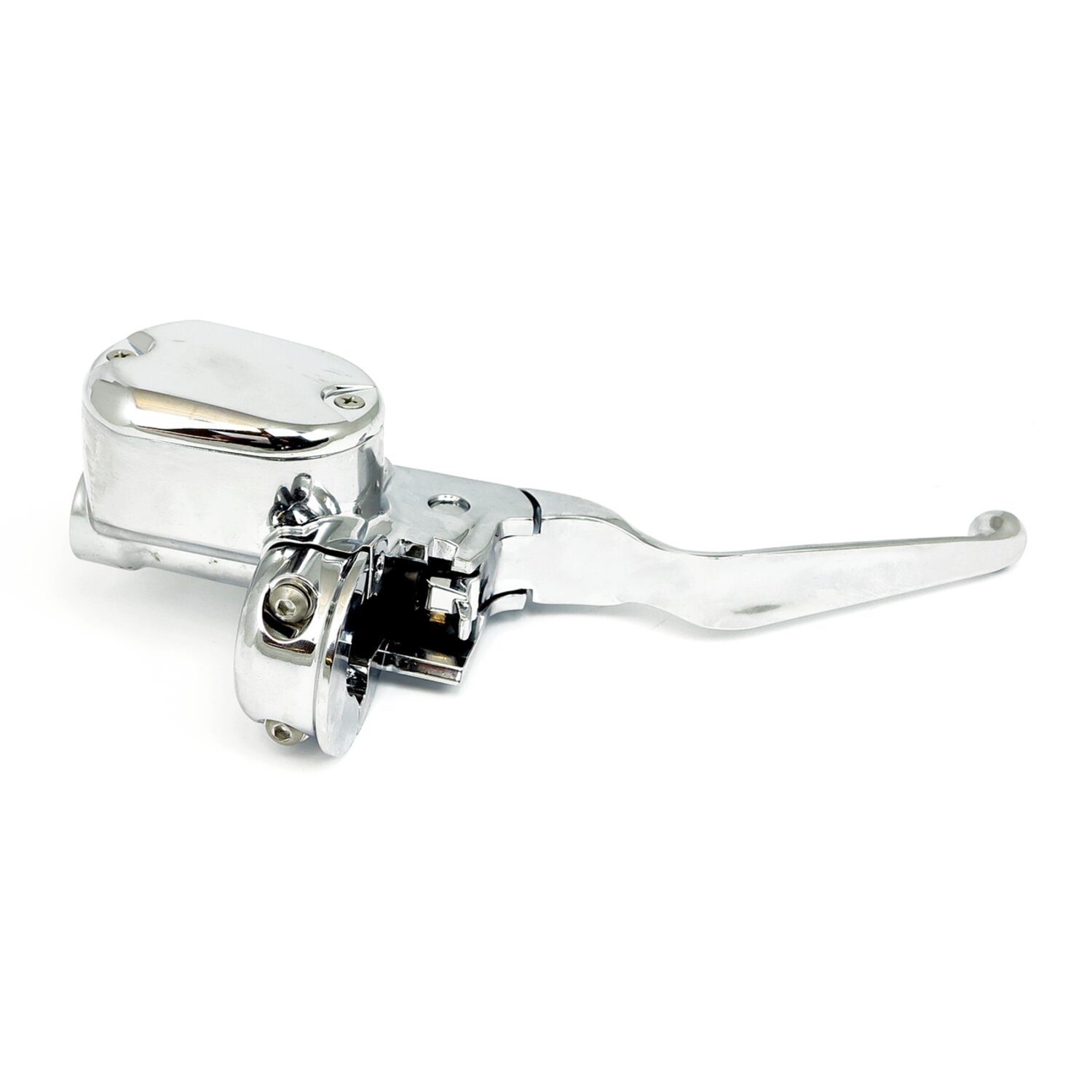 Handlebar master cylinder, 14mm, Chrome