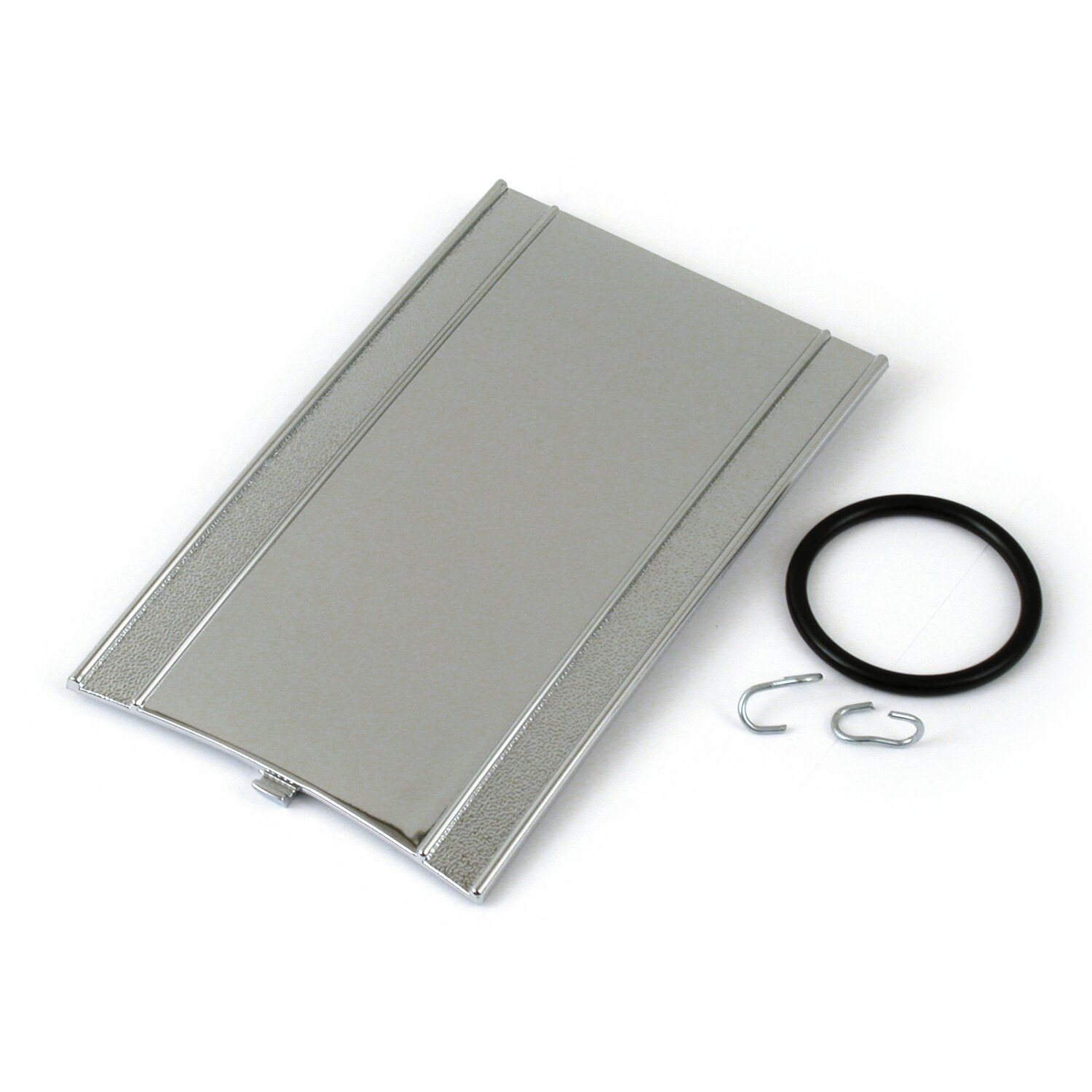 Die-cast dash panel, Silver, Chrome