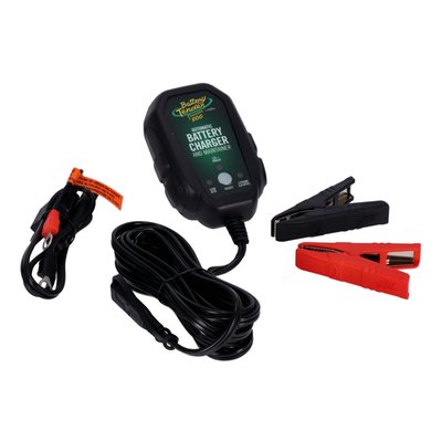 UK wall plug. 12V 0.8A. For up to 10Ah batteries. Selectable Lithium or flooded, sealed, maintenance free, AGM and lead acid batteries. Microprocessor controlled, 110-240V compatible. Adapts to battery needs and offers fully automatic 4-stage charging program, initialization / bulk charge / absorption mode / float mode, as required. A red LED indicates a 'dead' battery or something else when the battery is unable to take the charge. A green LED blinks during the charging process, until the battery is at least 80% charged. A constant lighting green LED indicates the battery is ready for use. CE approved. Dimensions 8.3cm x 5cm x 3.5cm.