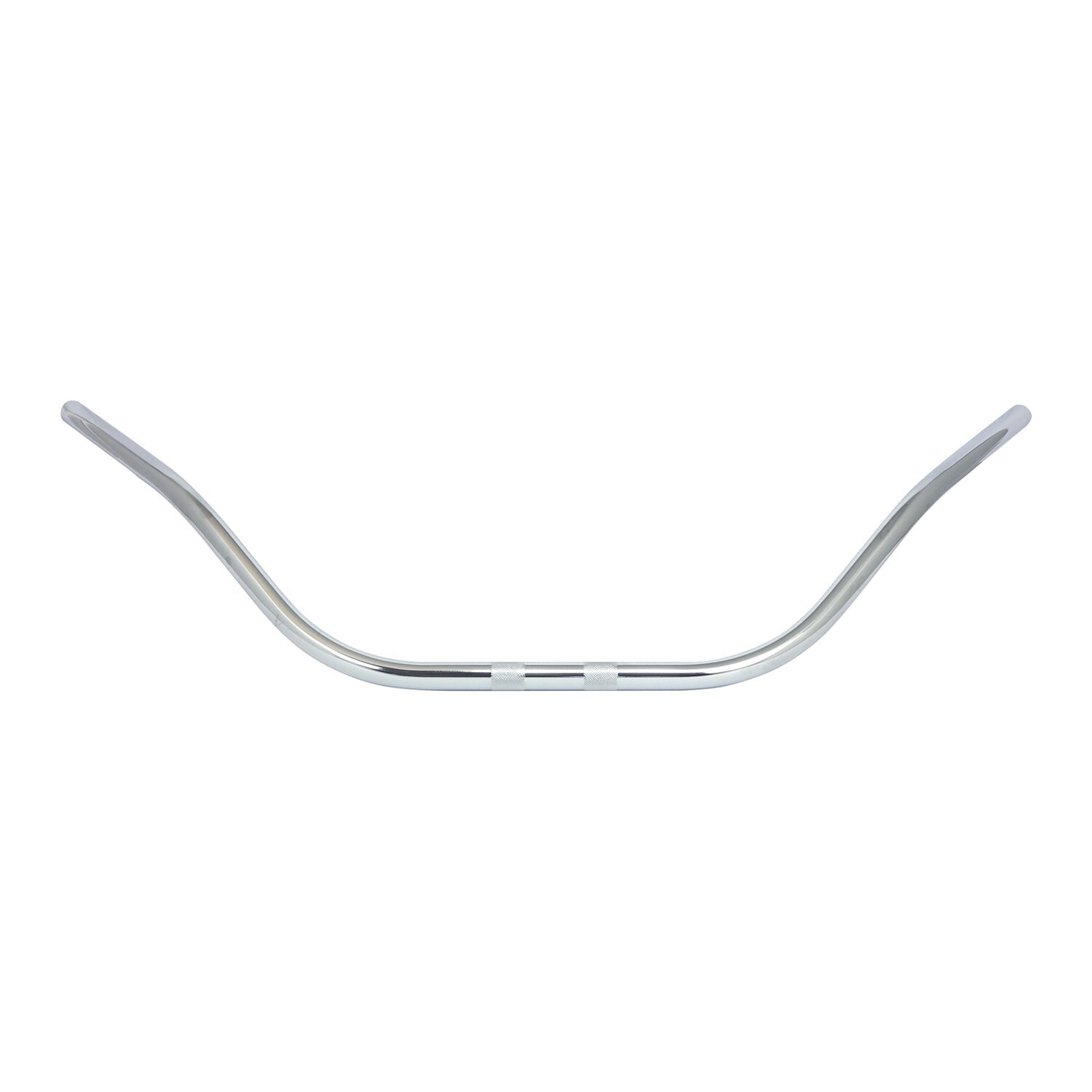 Beach bar style handlebar 1, Silver, Chrome